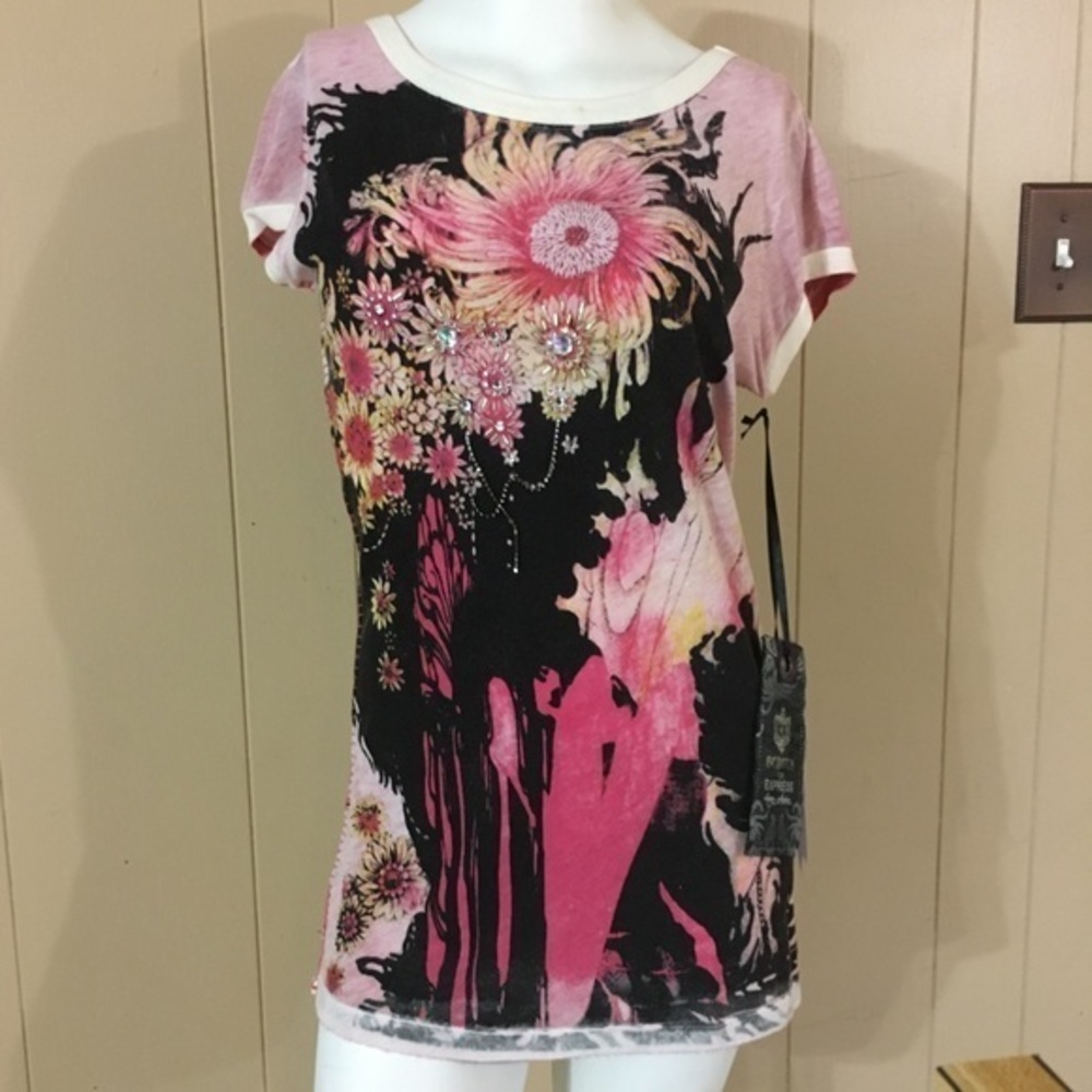 ReRock for Express Jeans Top HTF size M